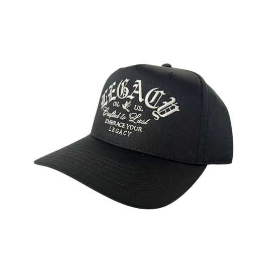 LEGACY EMBROIDERED HAT (BLACK)