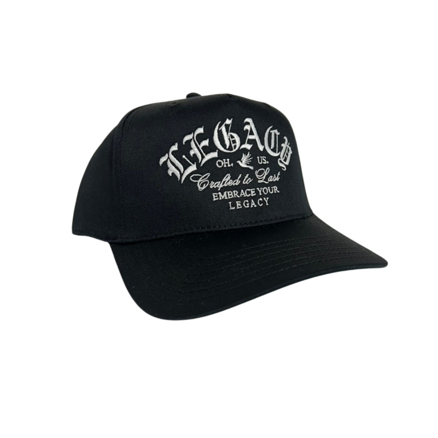 LEGACY EMBROIDERED HAT (BLACK)